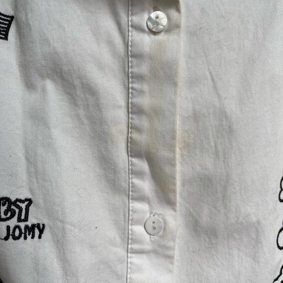 Very unique button up shirt dress - Picture 2 of 5